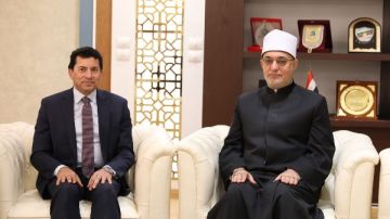 مفتي الجمهورية خلال لقائه وزير الرياضة: الشباب هم الركيزة الأساسية لبناء الوطن