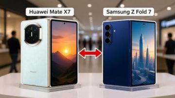 مقارنة مثيرة بين هواوي Mate X7 وسامسونج Z Fold 7.. من يستولي على عرش الهواتف القابلة للطي؟