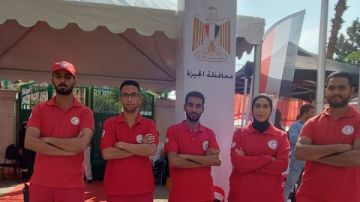 الهلال الأحمر يتفقد لجان جمال عبدالناصر بالمهندسين لتوفير الدعم الطبي للمواطنين