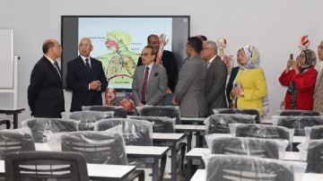 تطوير 16 قاعة دراسية لمستوى الفصول الذكية بـ 4 كليات بجامعة المنيا