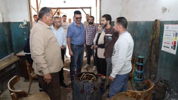 رئيس مياه القليوبية يتفقد مركز الصيانة الرئيسى والقطاع التجاري وخدمة العملاء