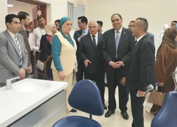 رئيسة المجلس القومي للطفولة والأمومة تزور جامعة سيناء