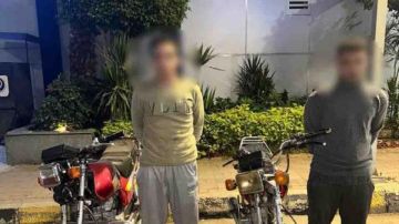 سقوط المتهمين بسرقة دراجة نارية في القليوبية سقوط المتهمين بسرقة دراجة نارية في القليوبية