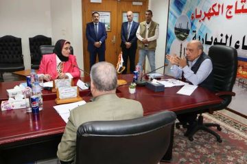 وزير الكهرباء يتفقد محطة النوبارية لمتابعة كفاءة التشغيل وخفض استهلاك الوقود