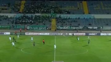 شوط أول سلبي بين المصري البورسعيدي وكايزر تشيفز في الكونفيدرالية