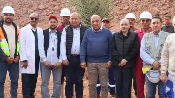 وزير الكهرباء يتفقد سير العمل بالمركز الحقلى التابع لهيئة المواد النووية بـ أبو زنيمة