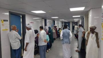 إقبال واسع على قافلة جامعة المنصورة الطبية بمستشفى الشلاتين المركزي