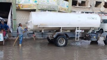 مياه كفر الشيخ: رفع مخلفات الأمطار من بلطيم وبيلا صور مياه كفر الشيخ: رفع مخلفات الأمطار من بلطيم وبيلا صور