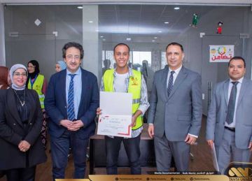  التضامن تسلم جامعة طنطا طابعة برايل .. وتدعم مشروعات الطالب المنتج 