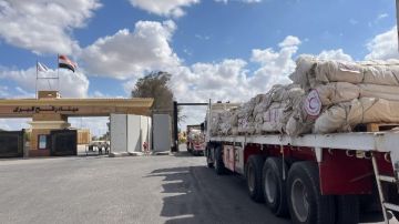 الهلال الأحمر المصري: إطلاق قافلة جديدة من مساعدات زاد العزة إلى غزة الهلال الأحمر المصري: إطلاق قافلة جديدة من مساعدات زاد العزة إلى غزة