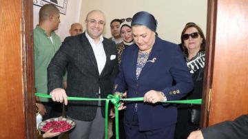 افتتاح فرع القومي للطفولة داخل ديوان عام محافظة بني سويف بشرق النيل