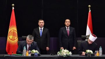 الرئيس القيرغيزي ومدبولي يشهدان توقيع اتفاقيات لتعزيز التعاون