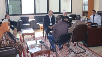 السكرتير العام المساعد لبني سويف يتابع الموقف التنفيذي لمشروع تطوير مسجد السيدة حورية