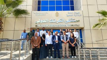 وفد منظمة الصحة العالمية يشيد بمستوى الخدمات الطبية بمستشفى الكرنك الدولي بالأقصر وفد منظمة الصحة العالمية يشيد بمستوى الخدمات الطبية بمستشفى الكرنك الدولي بالأقصر
