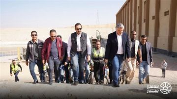 رئيس جهاز مستقبل مصر يتفقد أعمال حسن علام بالبنية التحتية للدلتا الجديدة (صور)