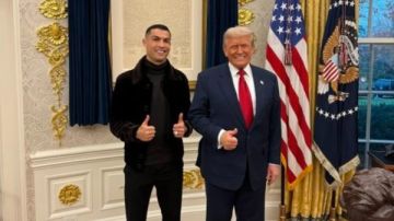 أساطير كل العصور.. كواليس لقاء ترامب ورونالدو في البيت الأبيض فيديو