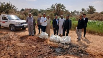 الوادى الجديد تنقل رفات 8500 جثة من إحدى المقابر.. تفاصيل الوادى الجديد تنقل رفات 8500 جثة من إحدى المقابر.. تفاصيل