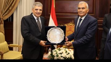 الفريق ربيع يؤكد من مجلس الشيوخ: مستمرون في تطوير الصناعة البحرية وتوسيع الخدمات اللوجيستية الفريق ربيع يؤكد من مجلس الشيوخ: مستمرون في تطوير الصناعة البحرية وتوسيع الخدمات اللوجيستية