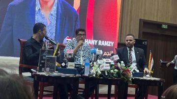 زوجة هاني رمزي تشارك في ندوة تكريمه بمهرجان شرم الشيخ للمسرح زوجة هاني رمزي تشارك في ندوة تكريمه بمهرجان شرم الشيخ للمسرح