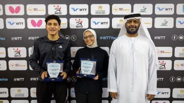 رئيس الوفد الإماراتي يشيد بتنظيم مصر للبطولة الدولية لتنس الطاولة و المستوى الفني المميز للمشاركين