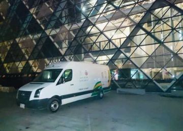 الصحة تنشر سيارات إسعاف حديثة مزودة بمعدات الإنعاش داخل المتحف المصري (صور)