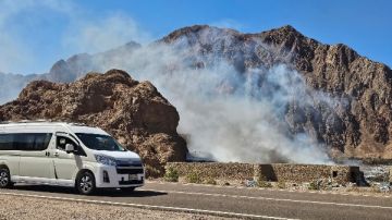 جنوب سيناء.. أدخنة القمامة الخانقة تهدد حياة سكان دهب وتشوه سمعة السياحة