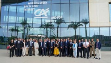 بنك كريدي أجريكول مصر يستقبل وفدا رفيع المستوى من مديري الخدمات المصرفية للشركات في المجموعة الأم بنك كريدي أجريكول مصر يستقبل وفدا رفيع المستوى من مديري الخدمات المصرفية للشركات في المجموعة الأم