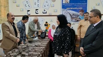 مدير تعليم مطروح تتابع التقييم المركزي لمسابقة المكتبات النموذجية