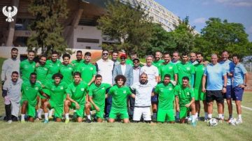 مسئولو السفارة المصرية بزامبيا يحضرون جانبا من مران المصري