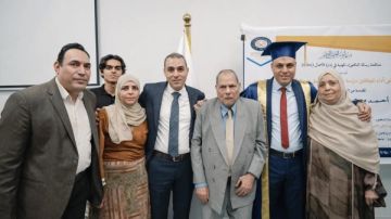 منح الدكتوراه في إدارة الأعمال للباحثين أحمد عبد اللاه وأبو بكر عبد اللاه خلال احتفالية أكاديمية رفيعة