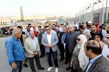 وزير الإسكان يقوم بجولة موسعة بمشروع حدائق تلال الفسطاط بمحافظة القاهرة وزير الإسكان يقوم بجولة موسعة بمشروع حدائق تلال الفسطاط بمحافظة القاهرة