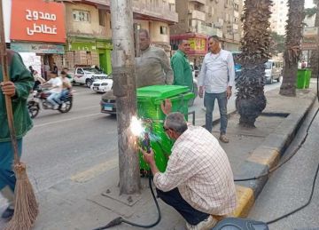 محافظ الجيزة: وضع صناديق قمامة جديدة بشارع فيصل لتحسين المظهر الحضاري ورفع مستوى الخدمات محافظ الجيزة: وضع صناديق قمامة جديدة بشارع فيصل لتحسين المظهر الحضاري ورفع مستوى الخدمات