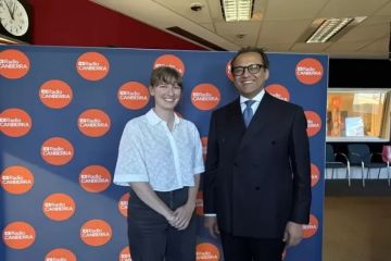 سفير مصر لدى أستراليا يحل ضيفا على البرنامج الثقافي On Foreign Soil بإذاعة ABC الاسترالية سفير مصر لدى أستراليا يحل ضيفا على البرنامج الثقافي On Foreign Soil بإذاعة ABC الاسترالية