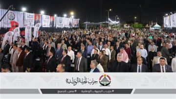 الجبهة الوطنية ينظم مؤتمرا حاشدا بالعاشر من رمضان لدعم مرشحه بانتخابات النواب