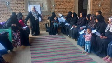 قومى المرأة بأسوان يواصل تنظيم جلسات الدوار ودورات تدريبية لريادة الأعمال