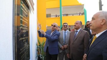 لتوفير بيئة تعليمية آمنة للطلاب.. محافظ المنيا يفتتح أعمال تطوير مدرسة السلام الإعدادية بنات