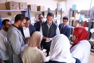 نائب وزير الصحة يتفقد مستشفى الحمام المركزي بمطروح للاطمئنان على جودة الخدمات المقدمة