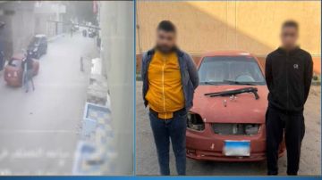 سيدة أنقذته .. حكاية القبض على شخصين حاولا اختطاف طالب بالسويس
