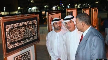 معرض فنون خط وأمسية شعرية في ثاني أيام مهرجان الأقصر للشعر العربي معرض فنون خط وأمسية شعرية في ثاني أيام مهرجان الأقصر للشعر العربي