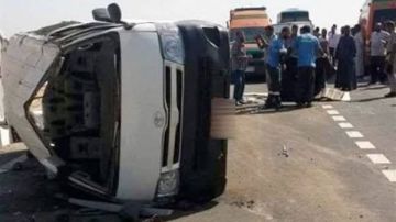 ارتفاع عدد الوفيات في حادث انقلاب أتوبيس الرحلات بـ إسنا