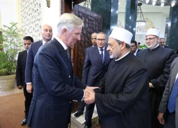 الإمام الأكبر يستقبل ملك بلجيكا في رحاب الأزهر الشريف ويناقشان سبل تعزيز حوار الأديان (صور)