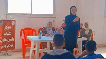 دورة تدريبية للإسعافات الأولية بمركز رأس غارب للتنمية الشبابية