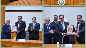 رئيس جامعة القاهرة يشهد احتفالية نادى أعضاء هيئة التدريس