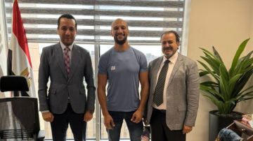 كرم جابر يبدأ جولة لتقييم مواهب المشروع القومي للموهبة والبطل الأولمبي للمصارعة