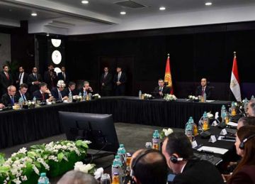 الرئيس القيرغيزي: مصر مهد الحضارة وموطن أعظم تراث إنساني