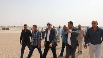 تطهير دوري لمخر سيل السرارية بالمنيا