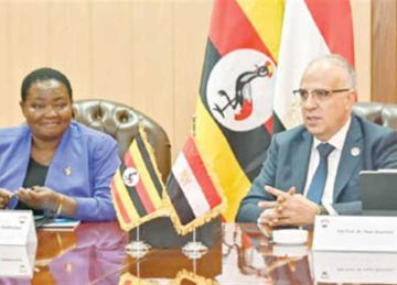  الري تبحث مع أوغندا التعاون في مجال المياه