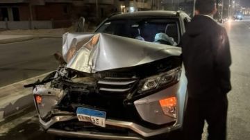 السيارة تهشمت.. نجاة الفنان فادي خفاجة من حادث سير