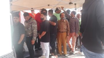 إقبال كثيف للناخبين في مدرسة أحمد عرابي الابتدائية بإمبابة