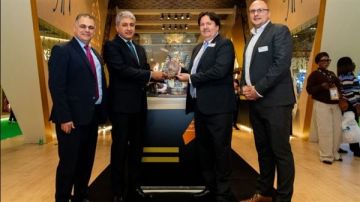 الجناح المصري يفوز بجائزة أفضل تصميم في بورصة لندن الدولية للسياحة WTM